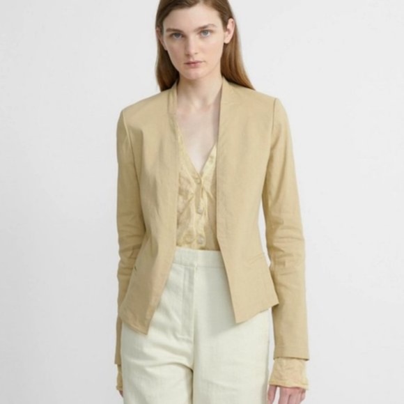 Linen Blend Blazer - Picture 4 of 8